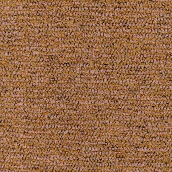 Moroso Claud woven fabric sample, peach tone with brownish-orange accents, granular texture with faint horizontal lines, code a5805-833.021.